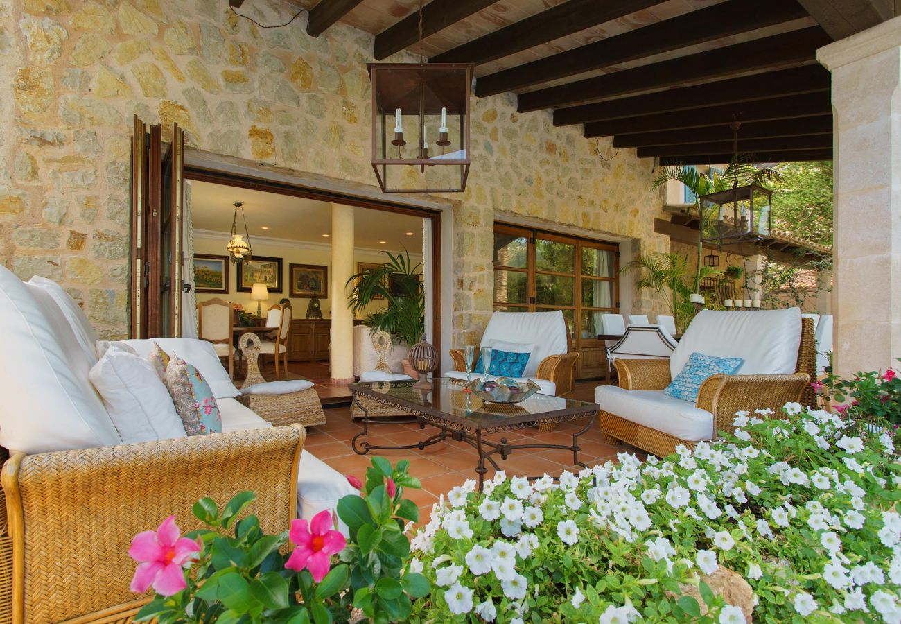 Country house in Mancor de la Vall - Villa with pool in Majorca - hiking Tramuntana