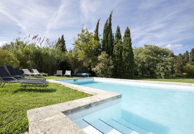  in Pollensa / Pollença - Family holiday Majorca - Finca with fenced, heated pool