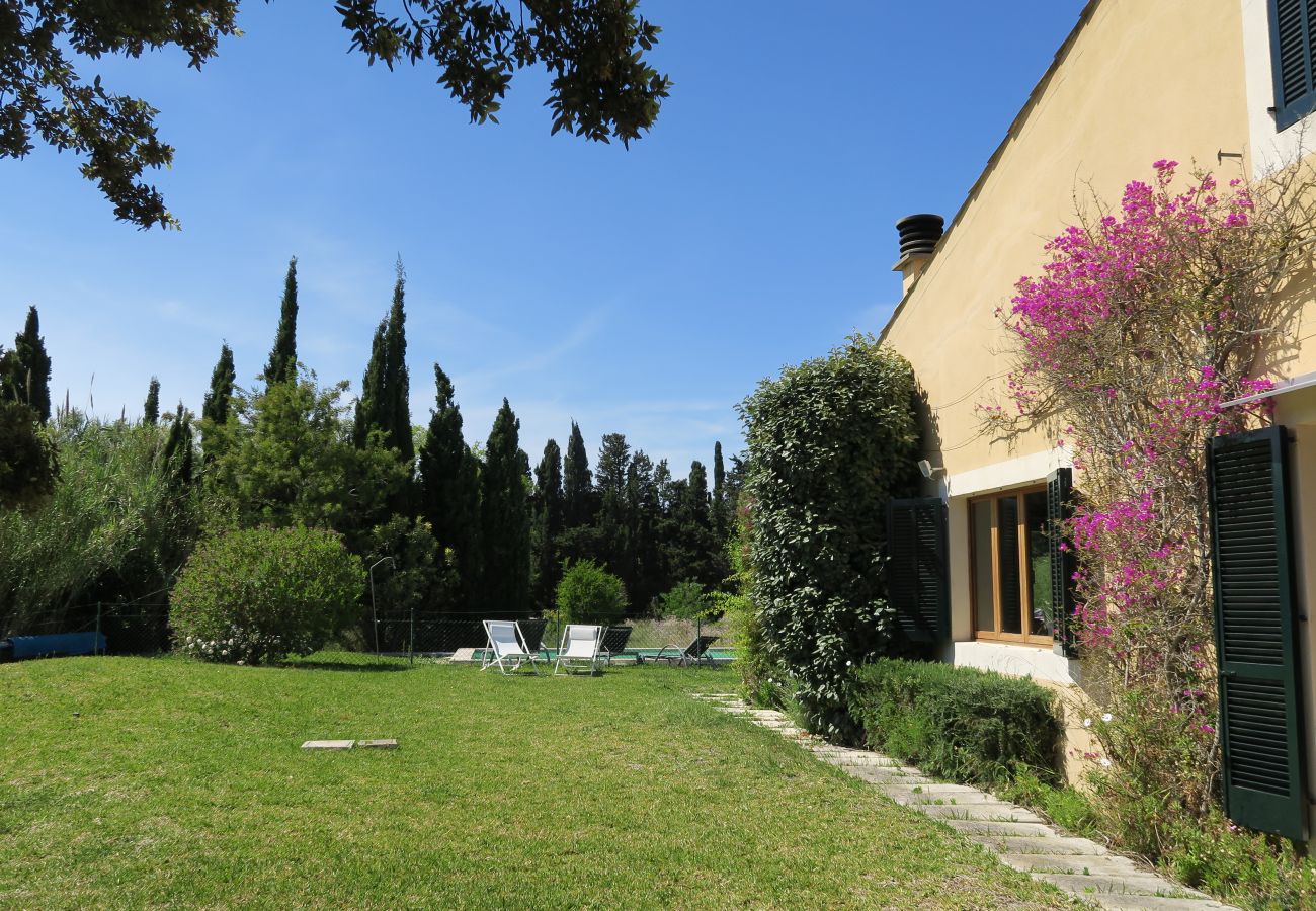 Country house in Pollensa / Pollença - Family holiday Majorca - Finca with fenced, heated pool