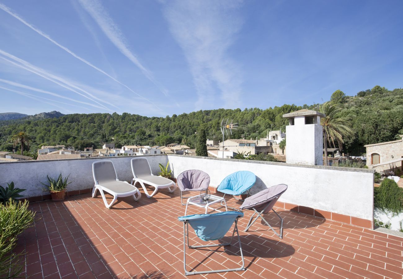 Townhouse in Pollensa / Pollença - Familiy holiday Majorca Pollensa with roof terrace