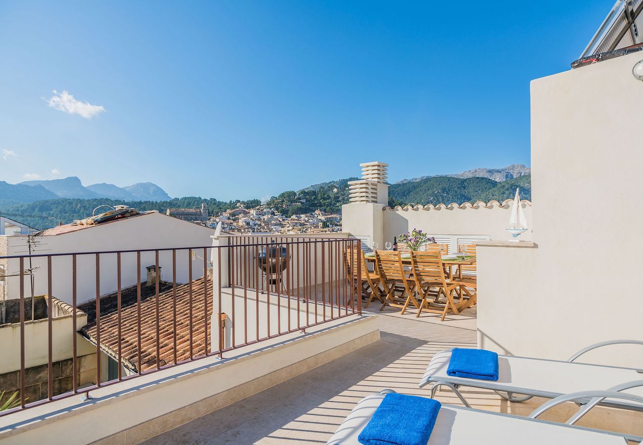 Townhouse in Pollensa / Pollença - Villa in Pollença Town - with heated pool and roof terrace