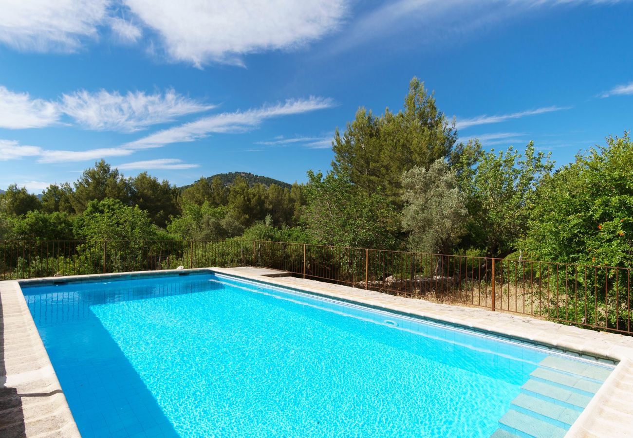 Country house in Pollensa / Pollença - Golf Vacation Pollensa - Finca with pool and views