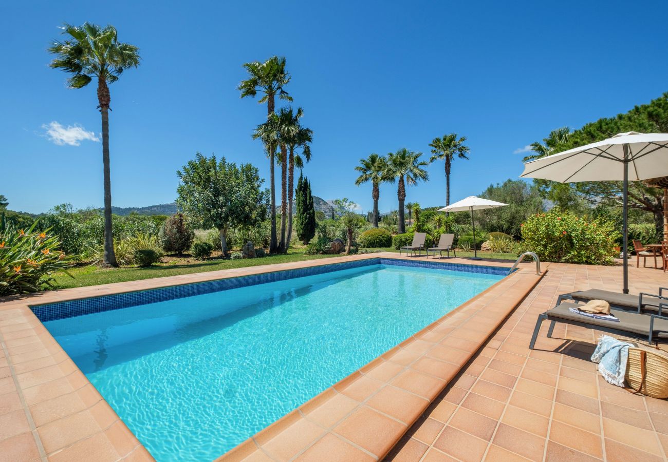 Country house in Pollensa / Pollença - Finca holiday with pool 