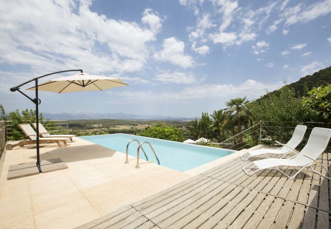  in Algaida - Mallorca Ferienhaus in Randa mit Pool und Ausblick