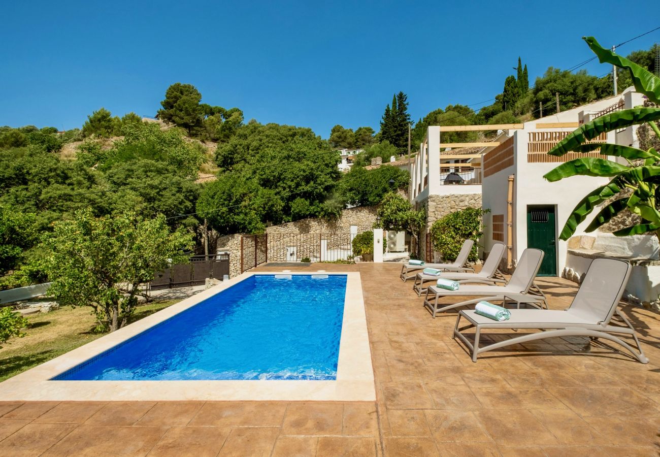 Finca in Galilea - Energieeffizientes Ferienhaus mit Pool auf Mallorca 