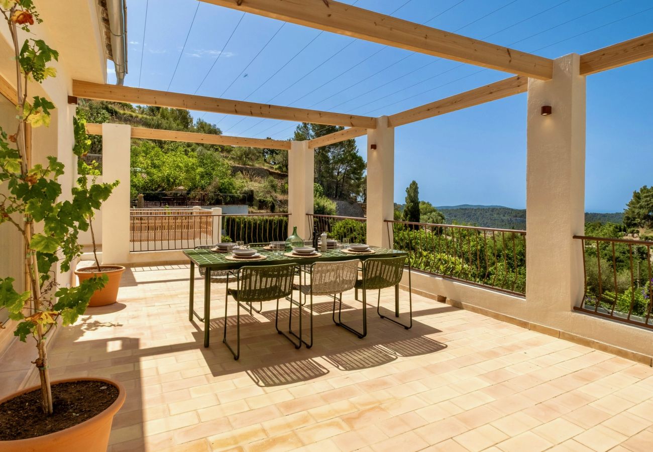 Finca in Galilea - Energieeffizientes Ferienhaus mit Pool auf Mallorca 