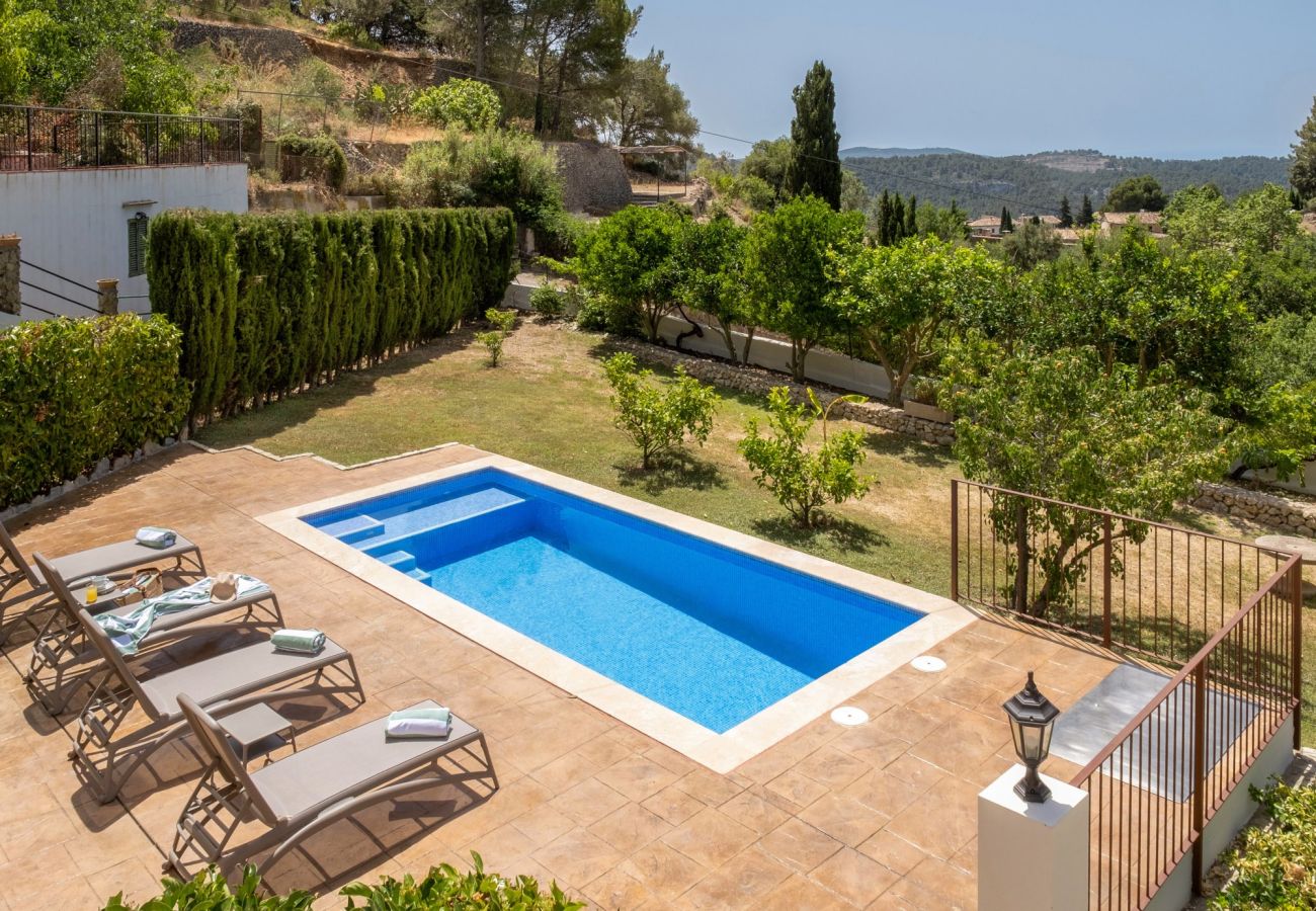 Finca in Galilea - Energieeffizientes Ferienhaus mit Pool auf Mallorca 