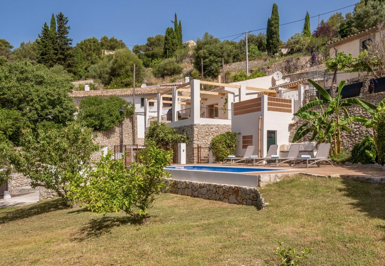 Finca in Galilea - Energieeffizientes Ferienhaus mit Pool auf Mallorca 
